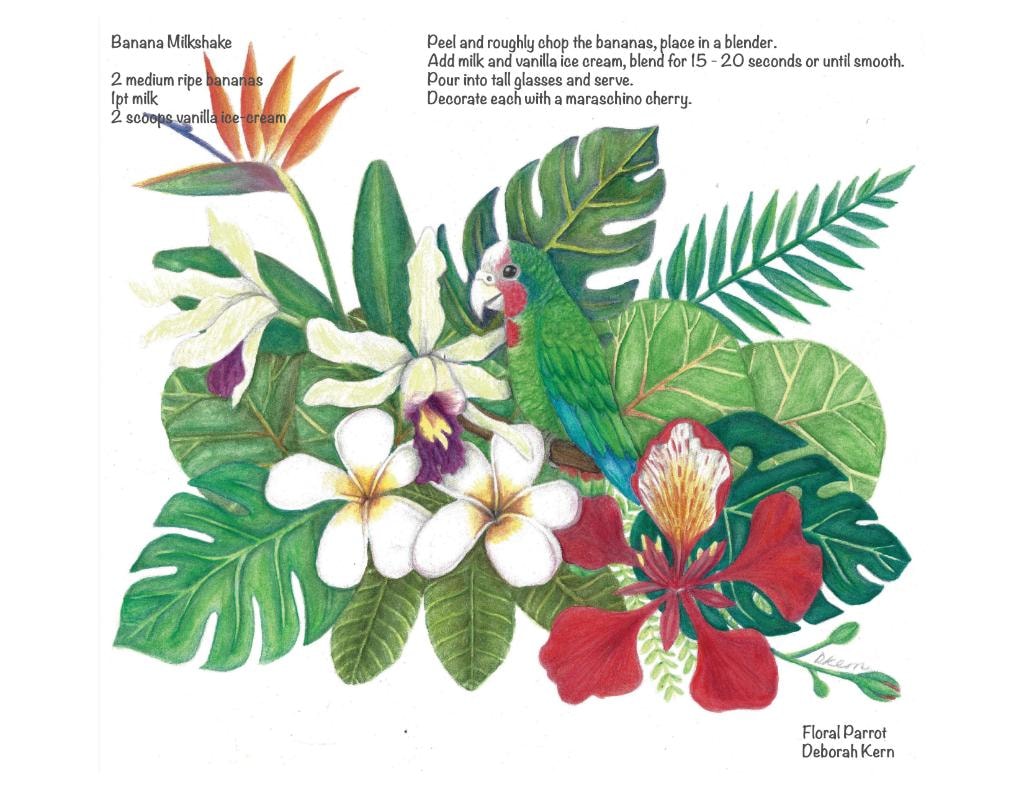 Floral Parrot
